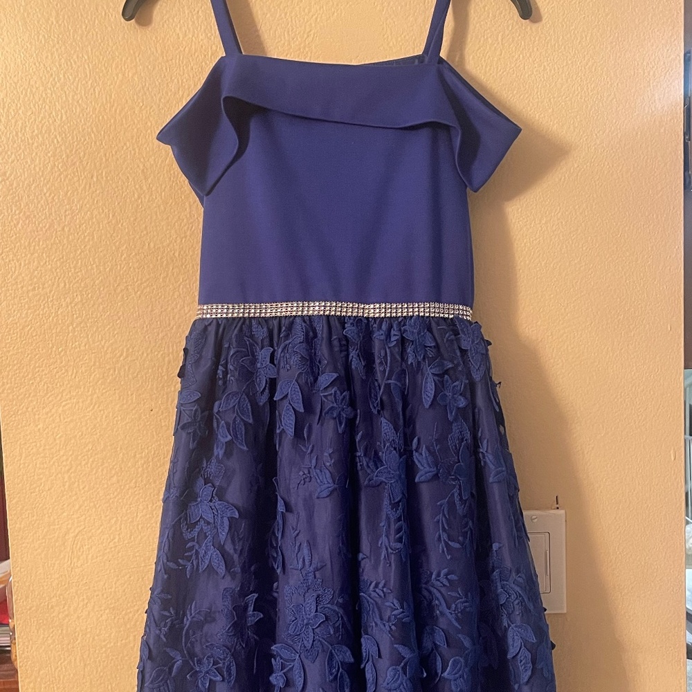 Blue Bloome de jeune fille girls size 16 dress